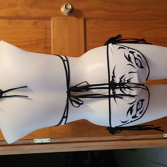 Two Piece Bikini Yogini Inspired Swimsuit NEW - Picture 3 of 6